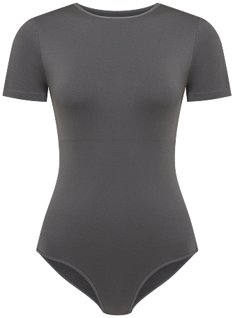 Боди-футболка с круглым вырезом