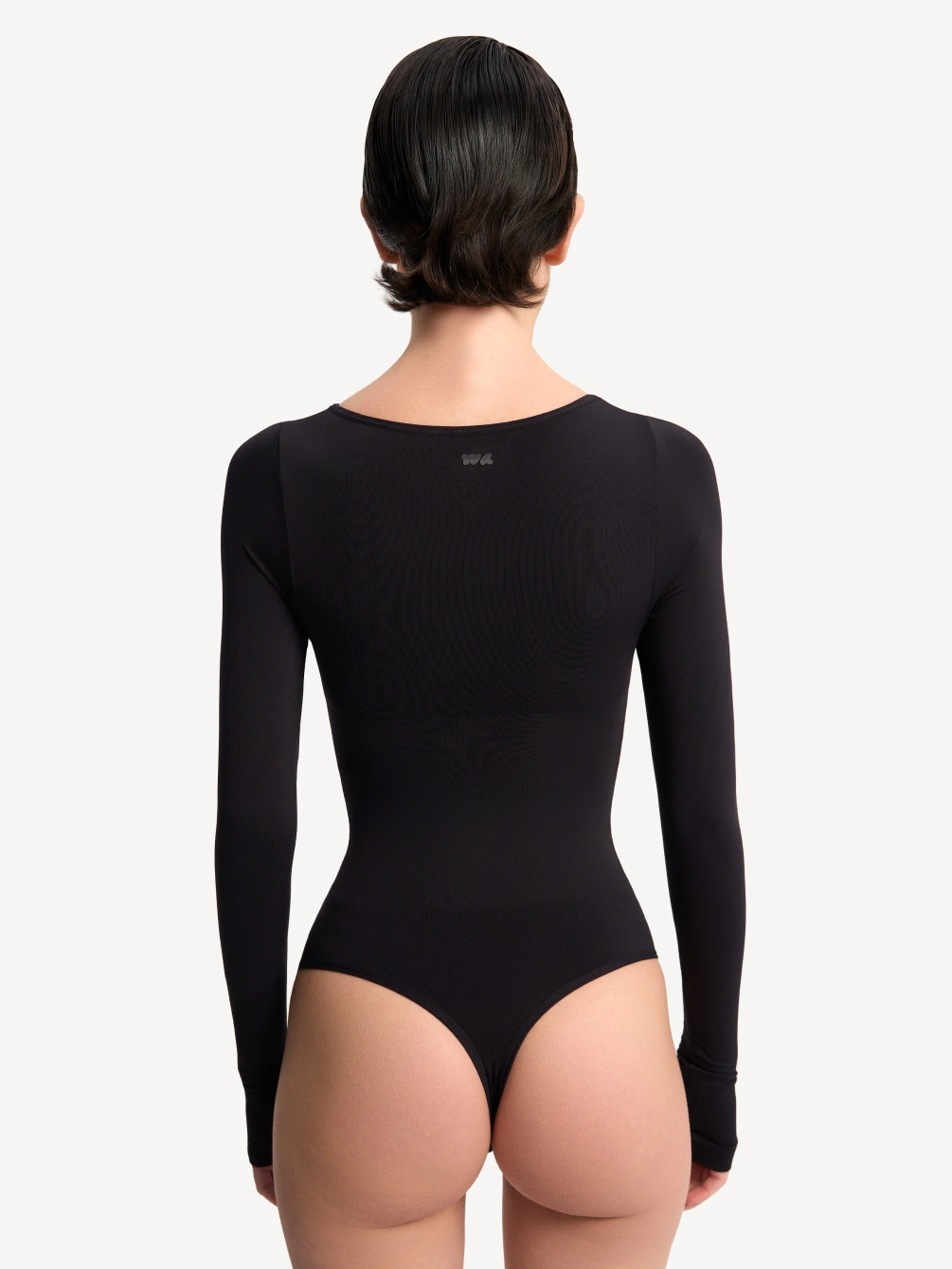 Боди-лонгслив с вырезом лодочка