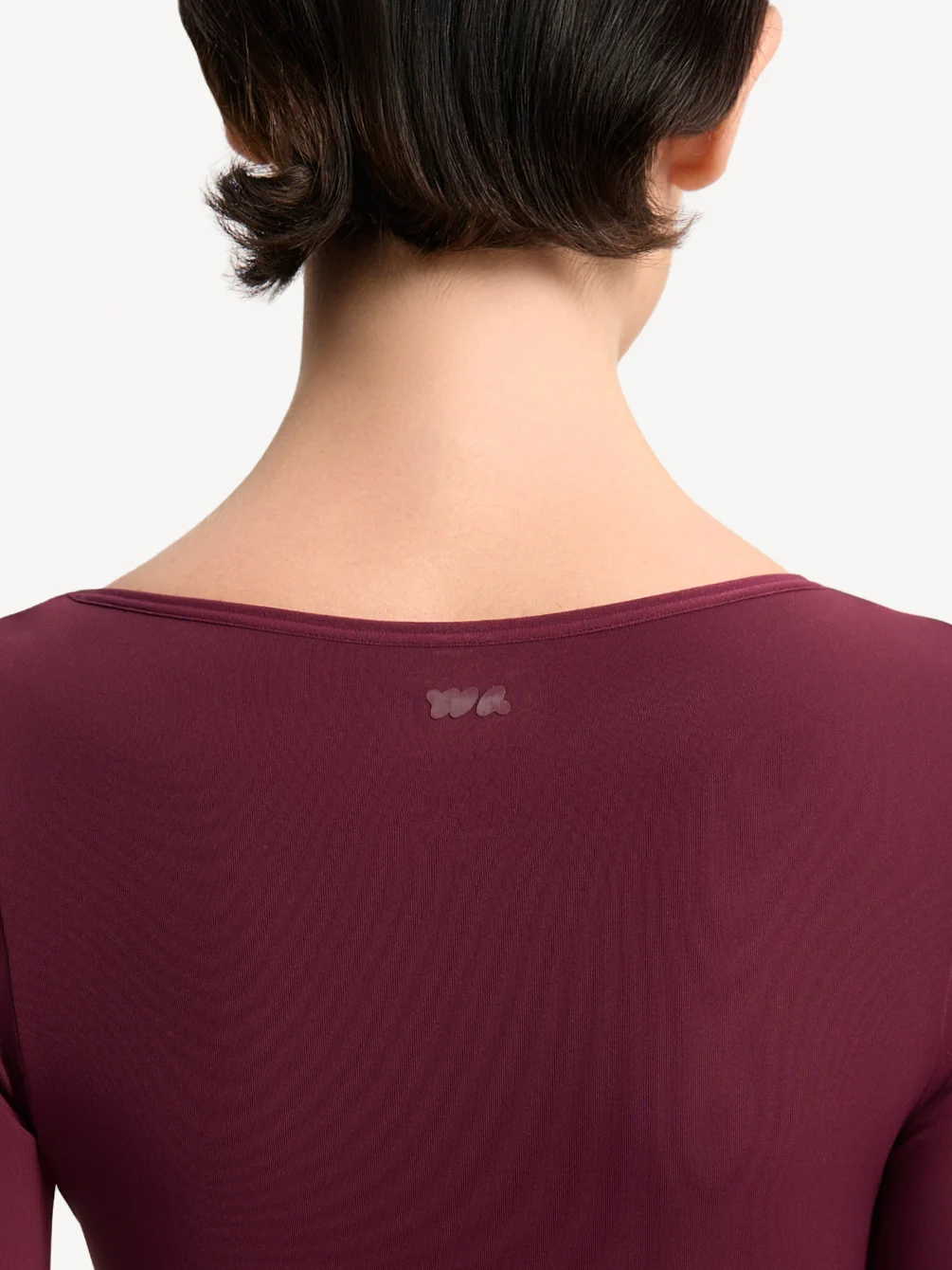 Боди-лонгслив с вырезом лодочка