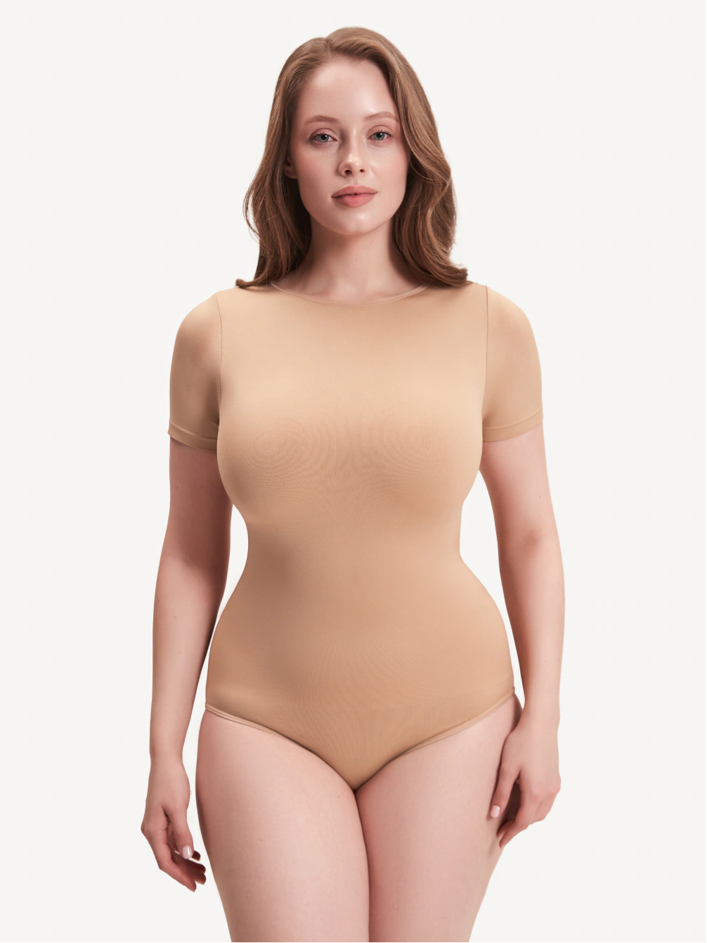 Боди-футболка с круглым вырезом