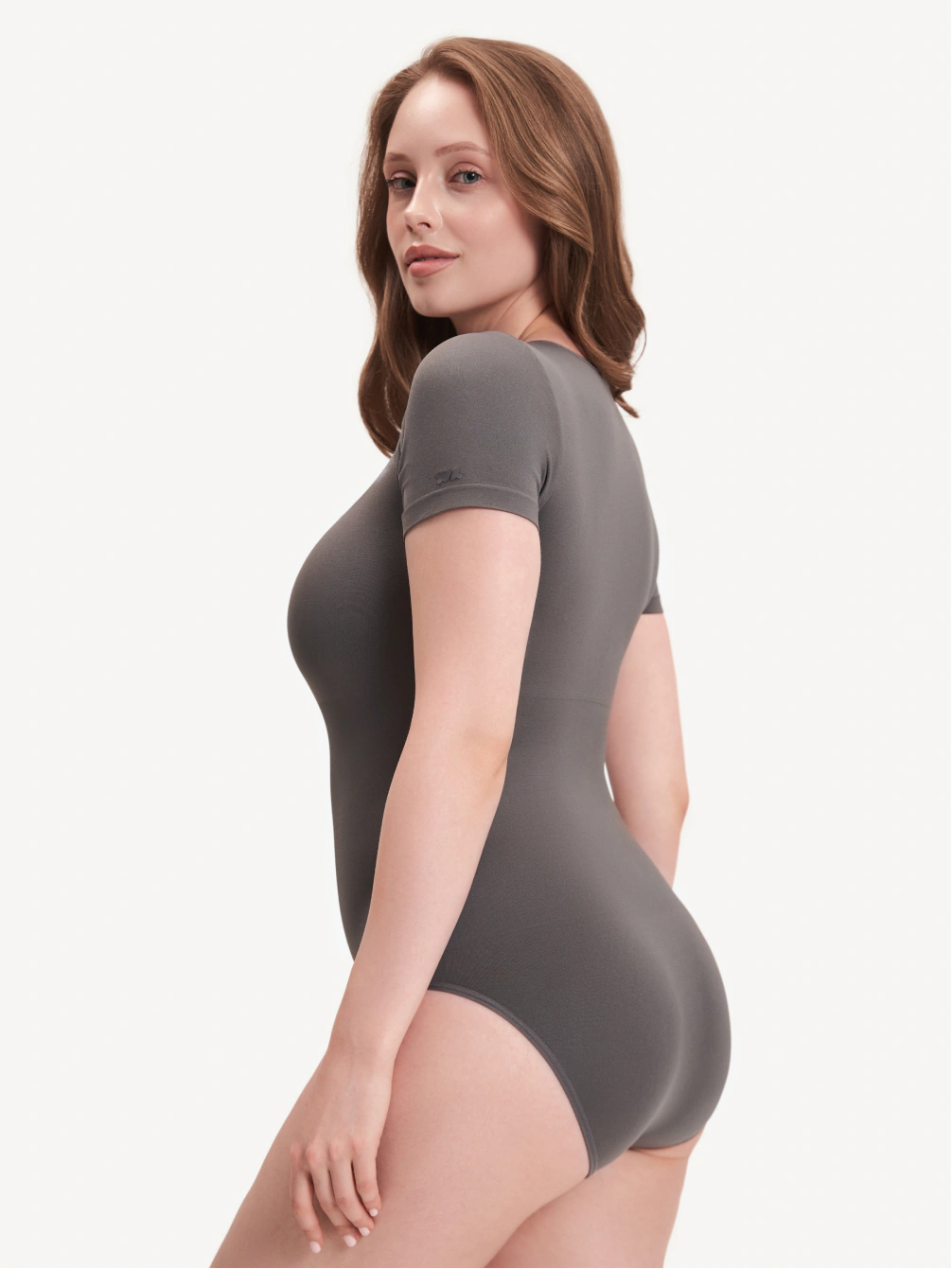 Боди-футболка с круглым вырезом