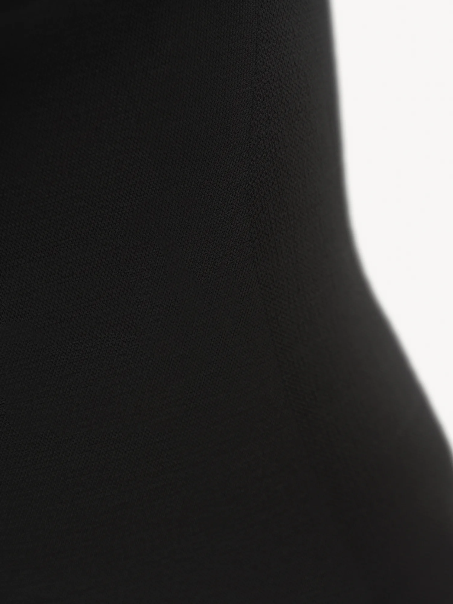 Майка c высоким вырезом Viscose Shape черный - фото 4