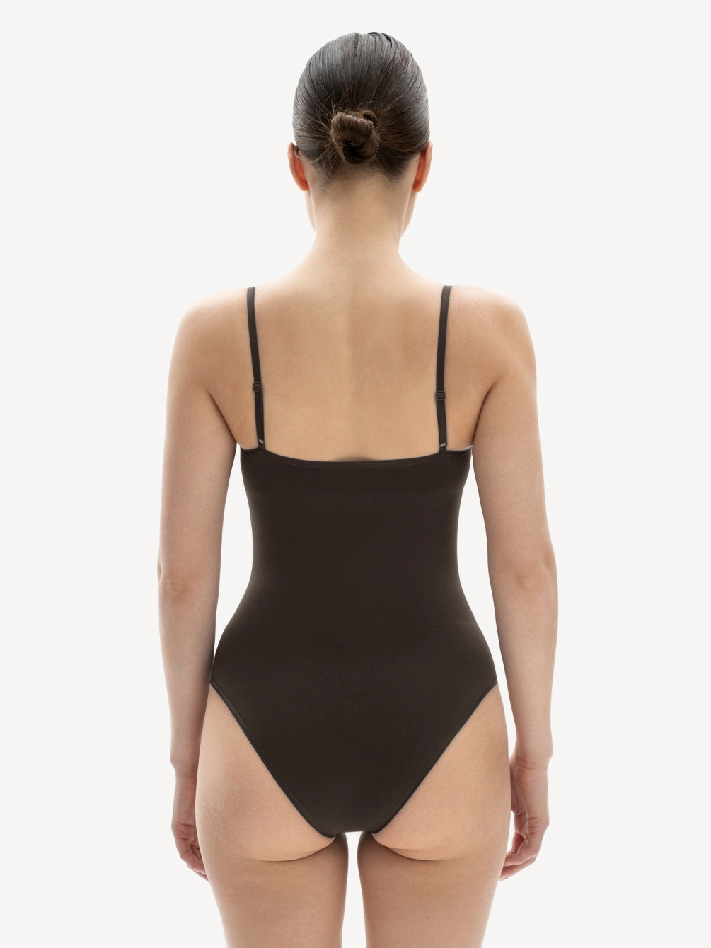 Боди с высоким вырезом Viscose Shape черное - фото 2