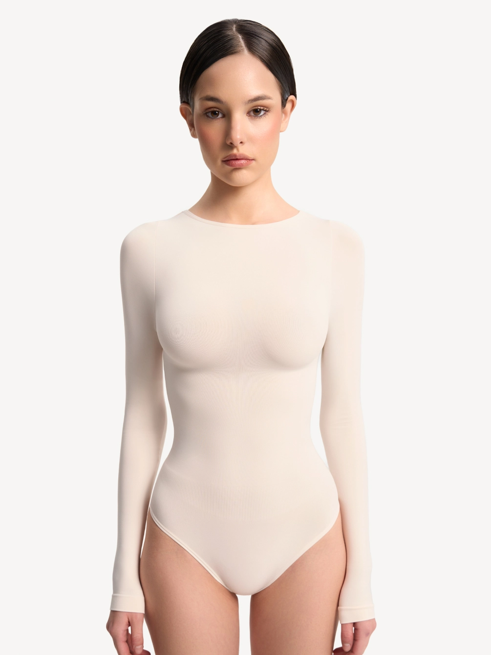 Боди-лонгслив с вырезом лодочка