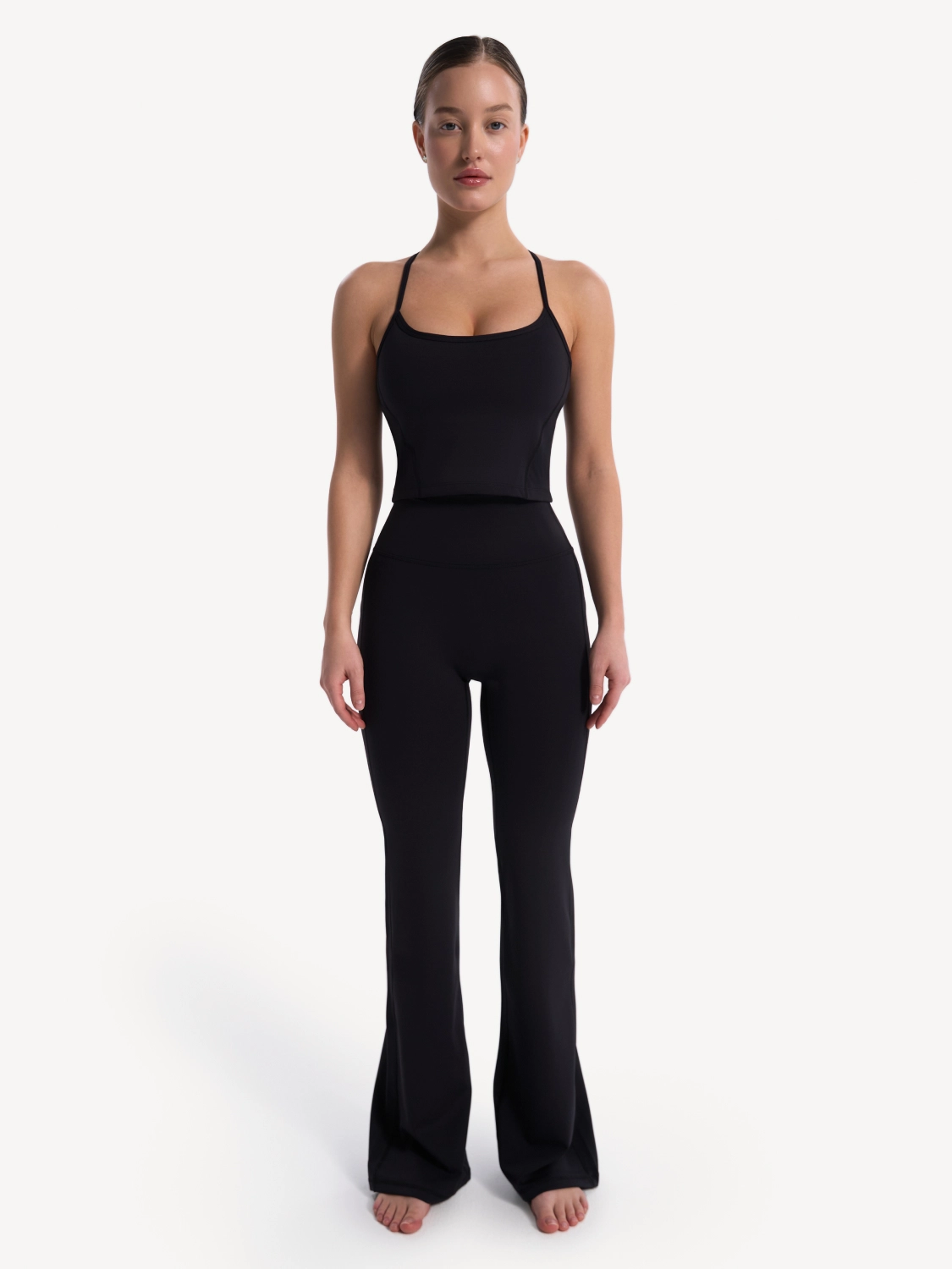 Леггинсы клеш спорт