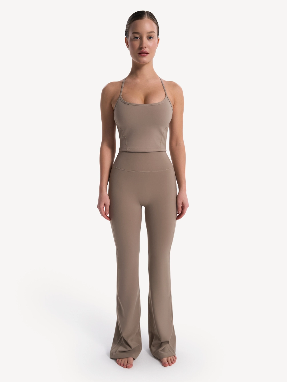 Леггинсы клеш спорт