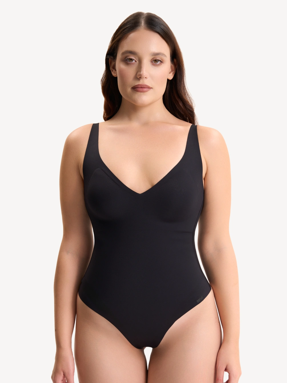 Моделирующее боди с чашками-вкладышами