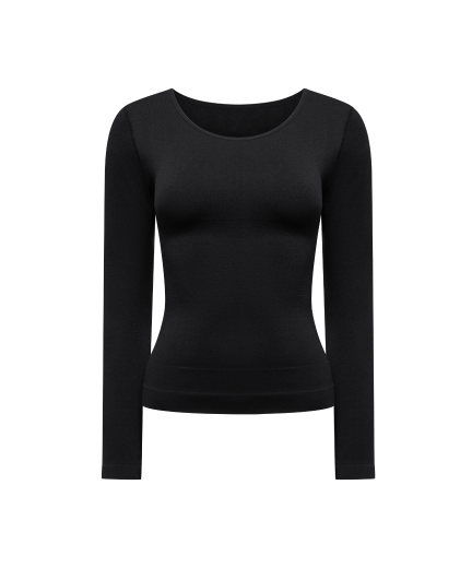 Лонгслив с круглым вырезом